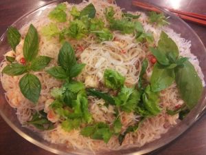 Auntie Bes famous Thai seafood tanhoon cold dish