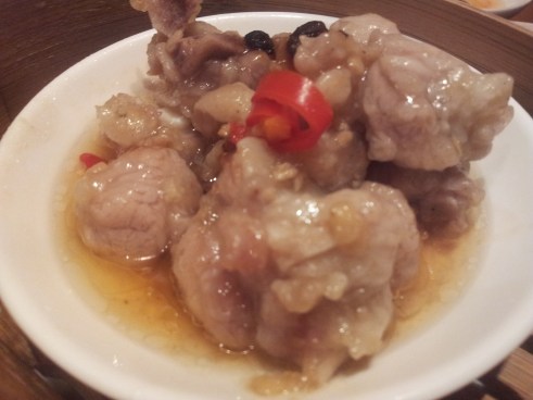 steamed pork ribs