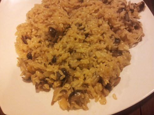 my first risotto - a funghi risotto