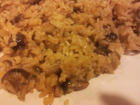 my first risotto - a funghi risotto