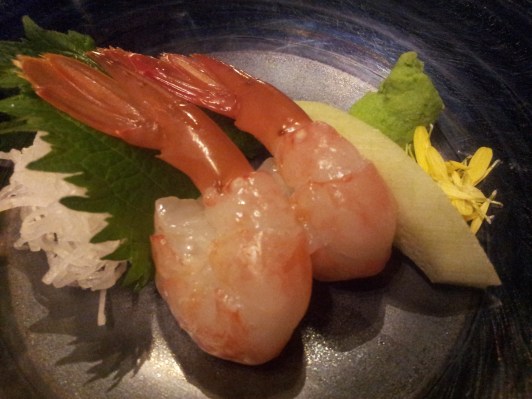 botan ebi - S$42 for 3