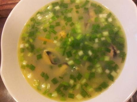 drunken mussels with wine & orange zest