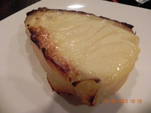 Nobu miso cod - the usual lovely firm, bouncy, slightly oily cod texture & full of flavours