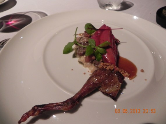 jaan's hay roasted pigeon