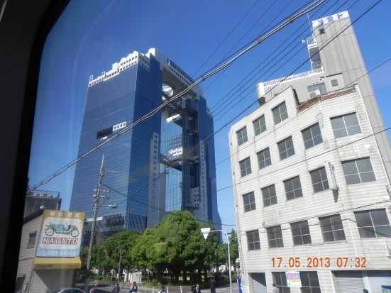 Umeda Sky building at Osaka 173m 40 floors built in 1993