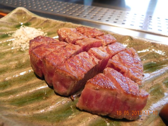 teppan Japanese beef (国产牛) tenderloin