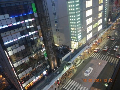 view of Kawaramachi Kyoto from 花心 Kaisin on 9Flr