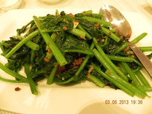 sambal spinach