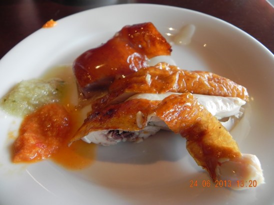 roast duck & roast chicken at chinese station