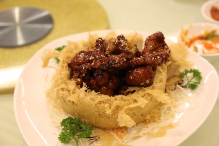 coffee ribs with yam basket