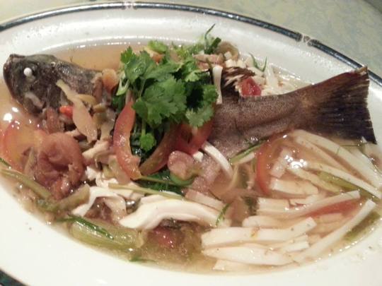 steamed red garoup shunde style