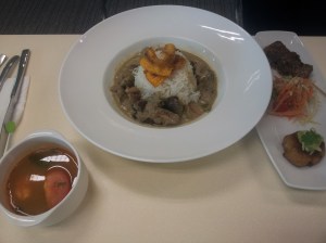 S$12 green curry pork set