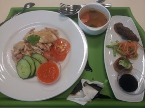 S$12 chicken rice lunch set