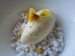 banana with madras curry ice cream 