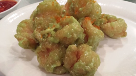 wasabi mayo prawns