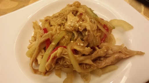 shredded chicken with sesame ssalad
