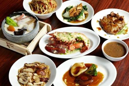 S$38 8-course lobster & abalaone set