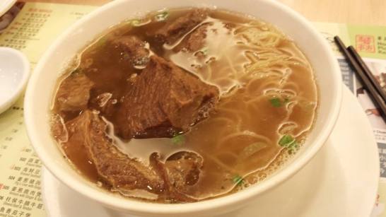 beef brisket noodles 牛腩面 - S$8