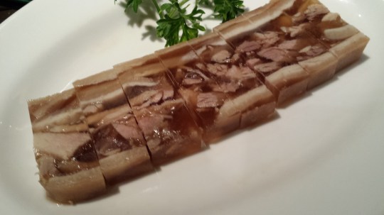 ter kar tan (猪脚冻)