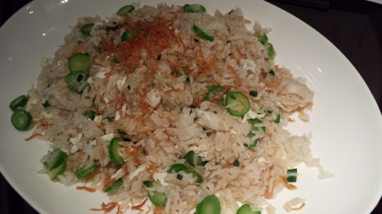 dried scallop crabmeat fried rice