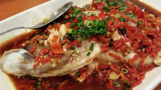 sichuan song fish head (剁椒鱼头)