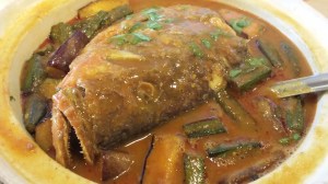 fish head curry - S$25