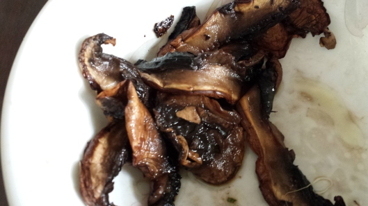 pan-grilled portobello mushrooms