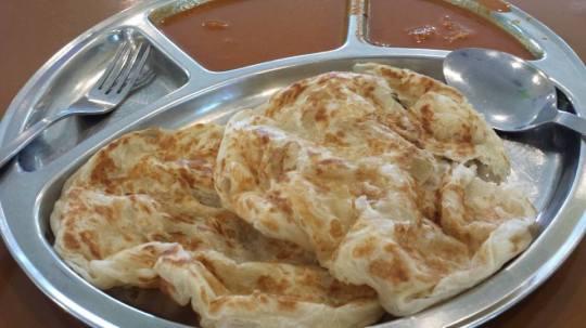 roti prata - 2 for S$2.20