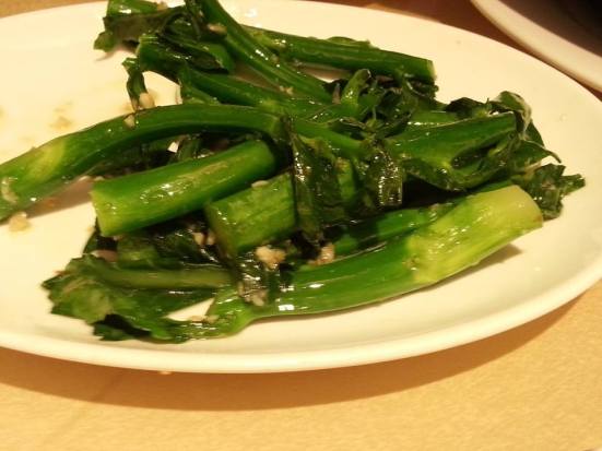 garlic fried hk kailan