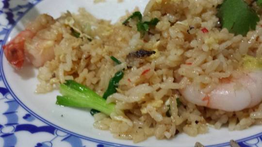 fried rice with prawns S$9