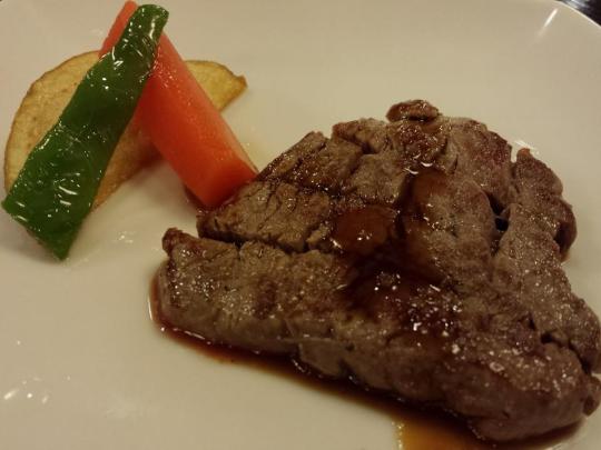 pan-fried hida beef