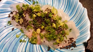 truffle sashimi
