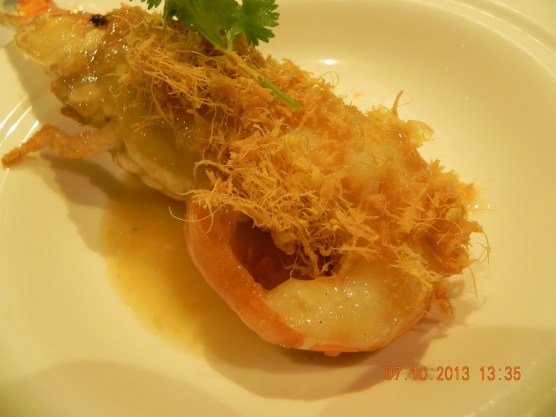 1/2 baby lobster in superior sauce