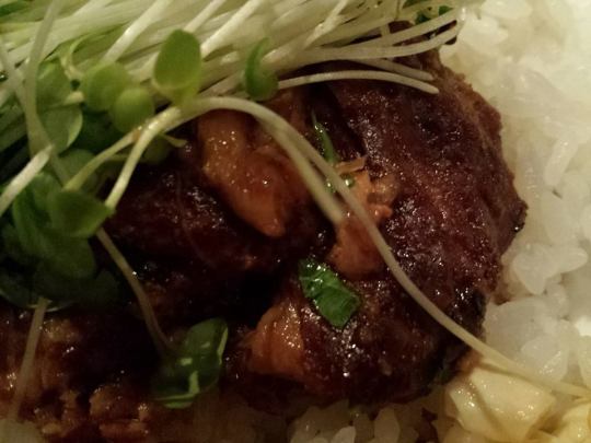 belly pork over rice (like japanese don)