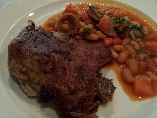 duck confit & lamb sausage