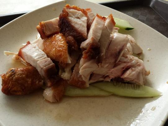 roast chicken & roast pork