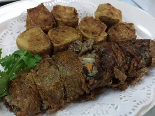 hae chor (虾枣)& liver roll (肝花)