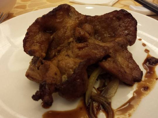 pan-fried kurobuta pork