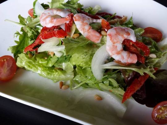 prawn citrus salad