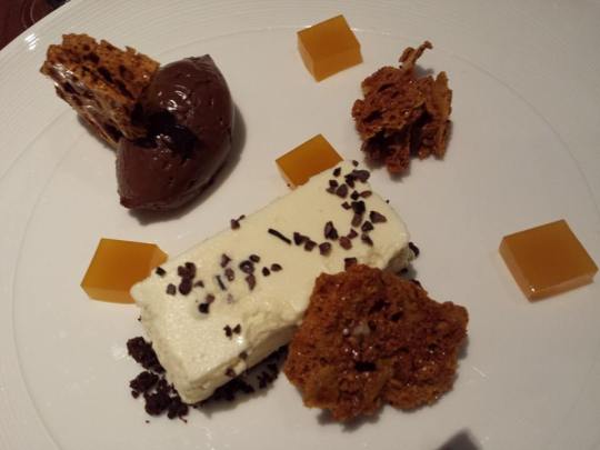 white & dark chocolates