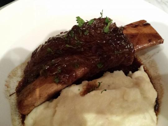 beer beef short ribs with mash
