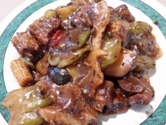 black bean bitter gourd pork ribs