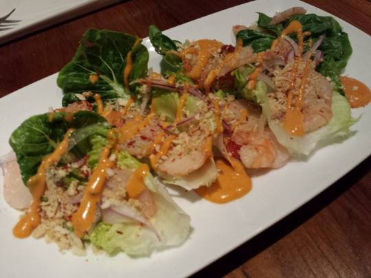spicy prawn salad