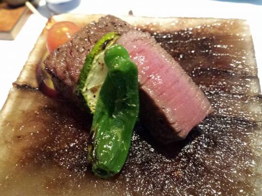 grilled ohmi wagyu