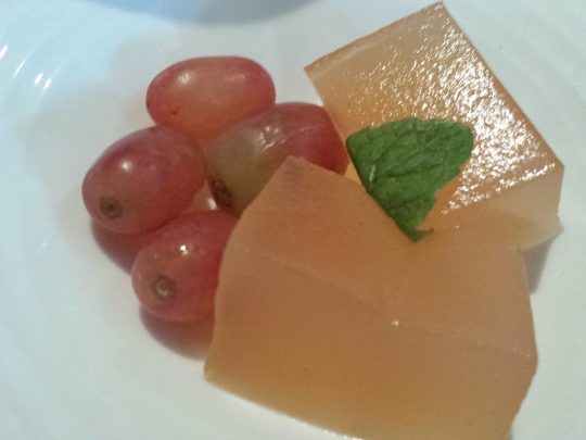 plum jelly & grapes