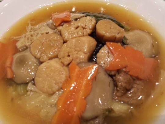 tecohew dried scallop chinese cabbage dish