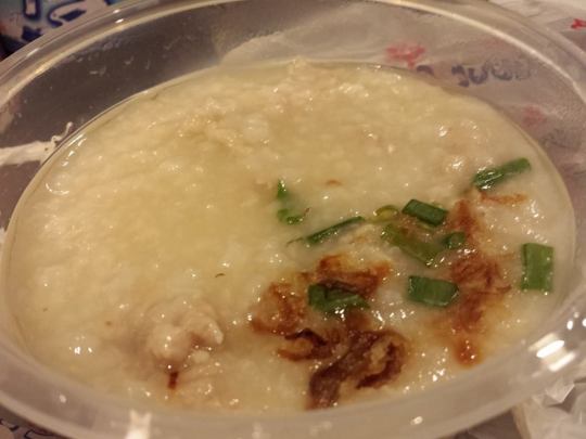 meat balls & lean pork porridge
