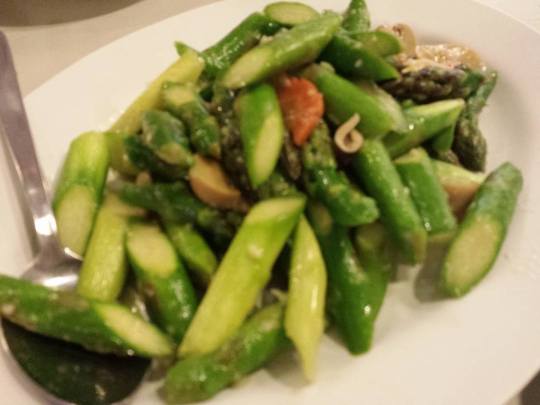 stir-fried asparagus