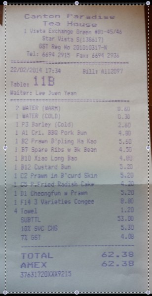 Canton Paradise Bill 22.2.2014