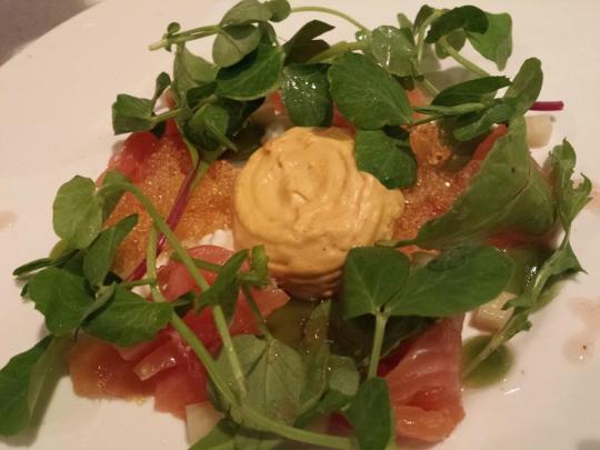 smoked salmon (part of S$35 3-course restaurant week menu)